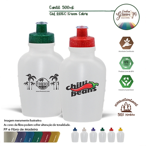  - Cantil 500ml Green Colors